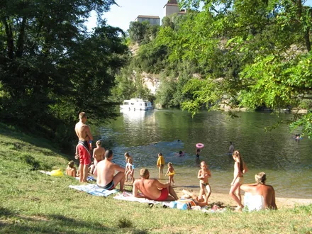 Lieu de baignade près du Mas De Laroque