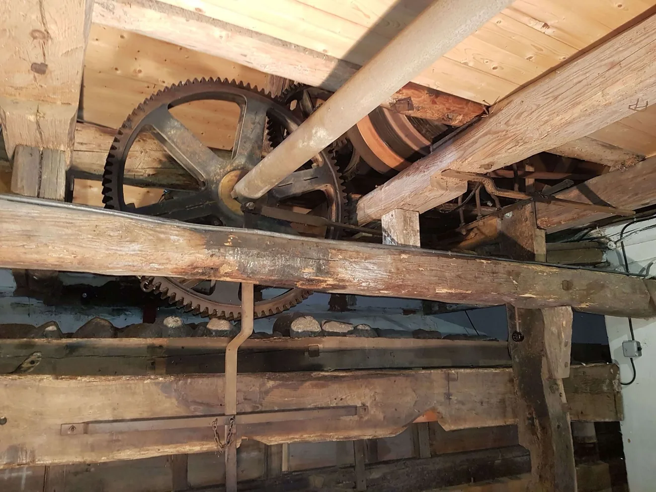 Historische Kastenmangel